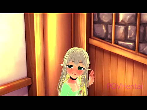❤️ (Trap) Elvish mjakazi hukusaidia kunawa uso wako. ️ ☑